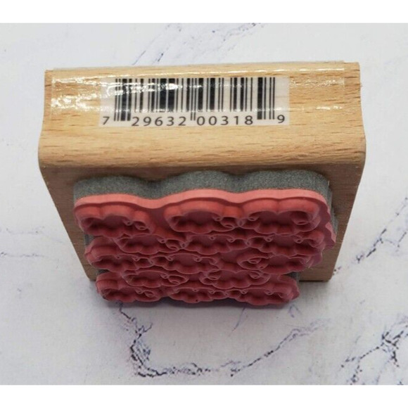 Hampton Art Studio G Lynette Anderson Taylor Fluffy Clouds Rubber Stamp - Picture 4 of 7